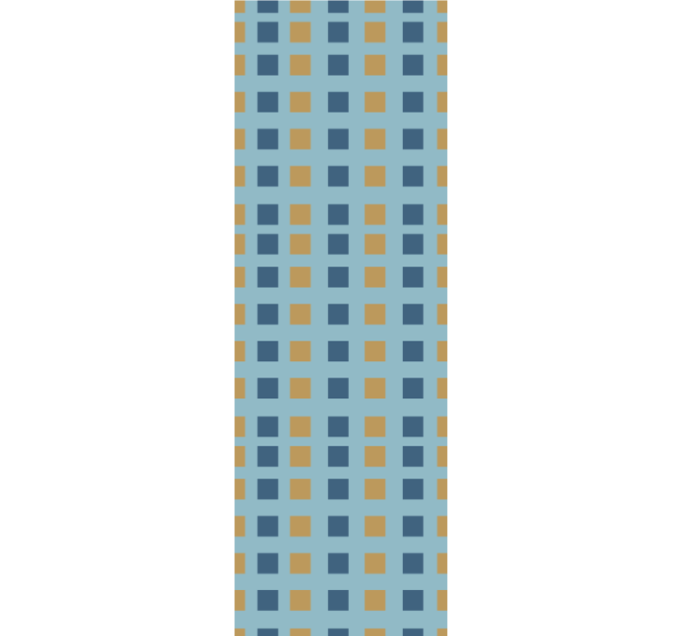 Papel mural cuadros cuadrícula geométrica cuadrada - TenVinilo