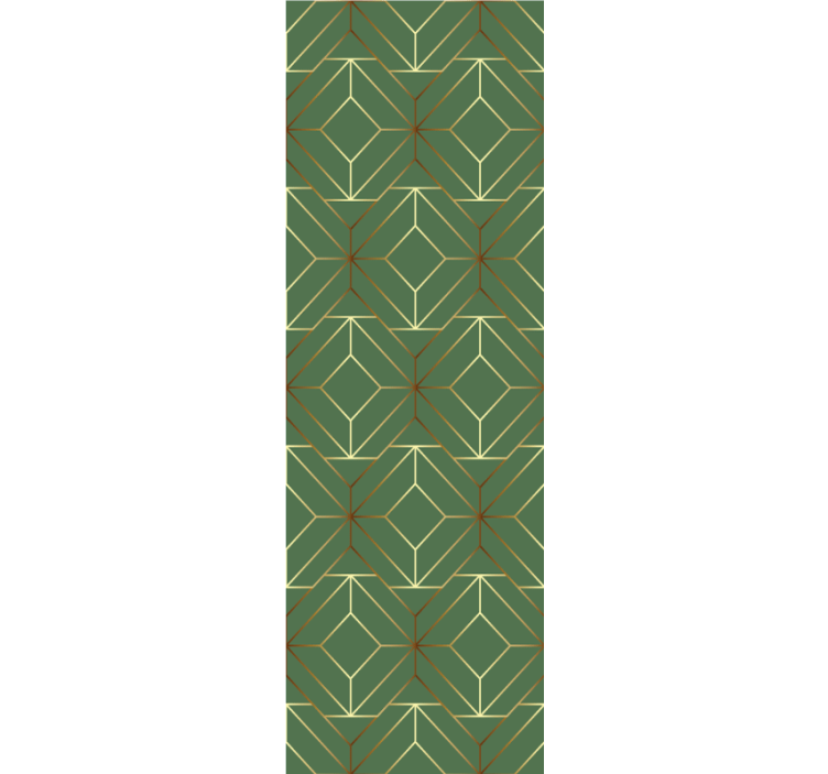 Papel mural geométrico formas abstractas de diamantes - TenVinilo