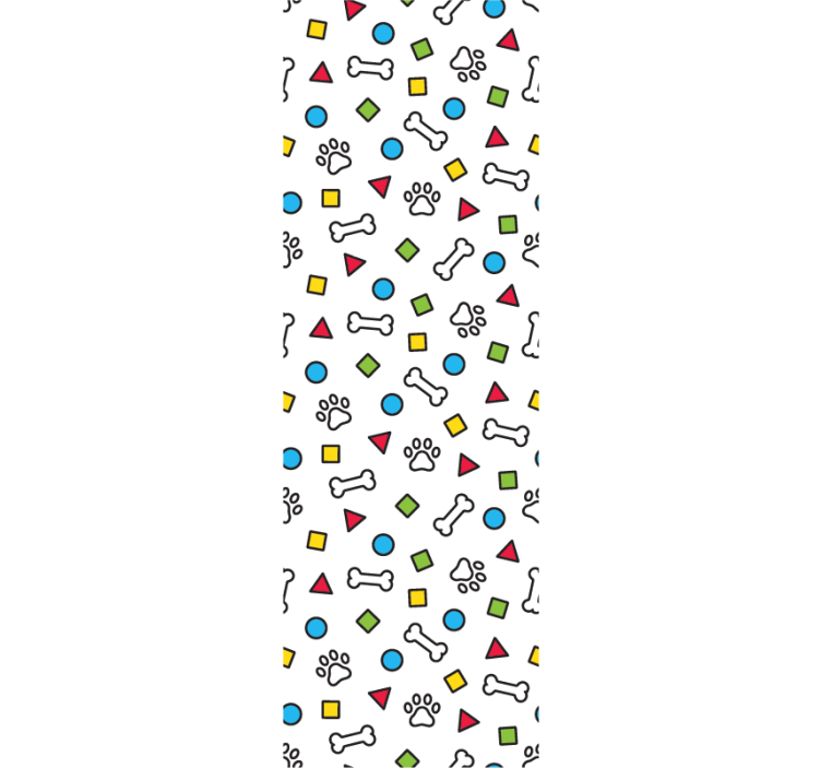 Papel mural perros motivos juguetones de mascotas - TenVinilo