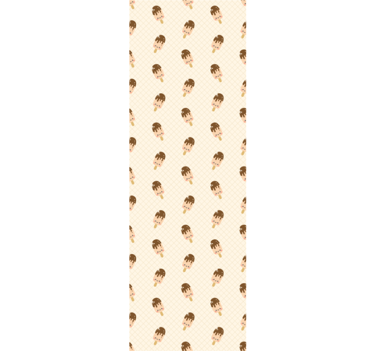 Papel mural bebé adorables conos de helado - TenVinilo