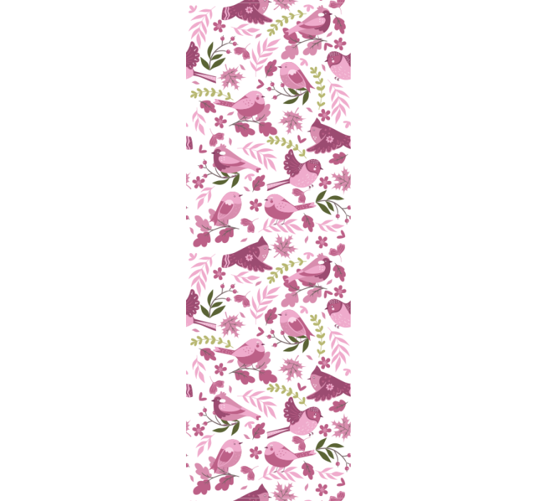 Papel mural pájaros ilustración de pájaro - TenVinilo