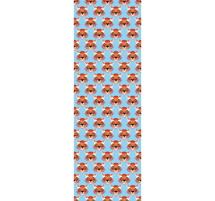 Papel mural gatos lindas caras de tigre - TenVinilo