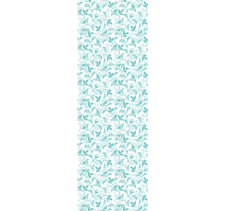 Papel mural hojas pergaminos ornamentados - TenVinilo