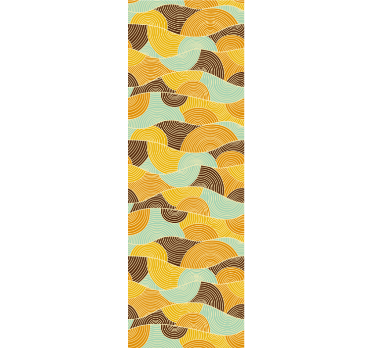 Papel mural geométrico ondas geométricas - TenVinilo