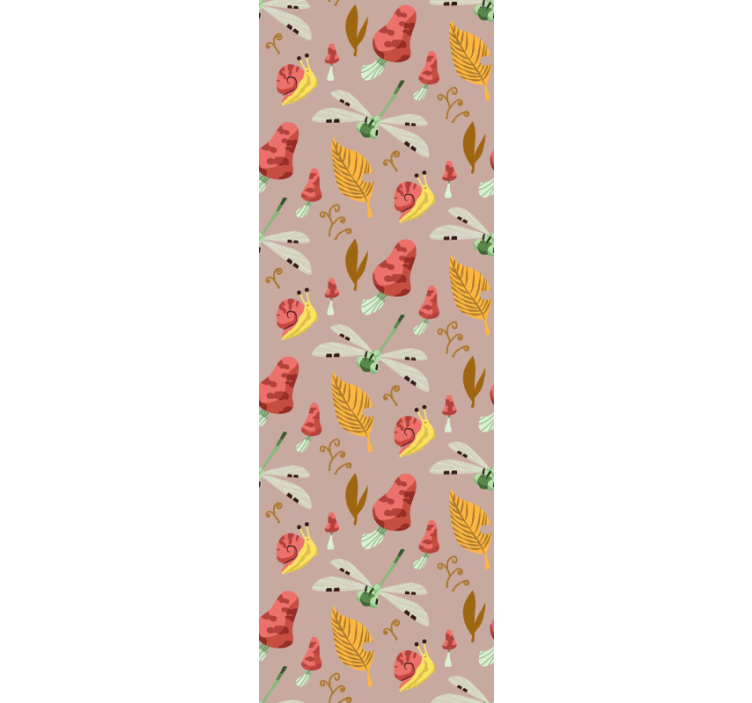 Papel mural arte motivos fantásticos de la naturaleza - TenVinilo