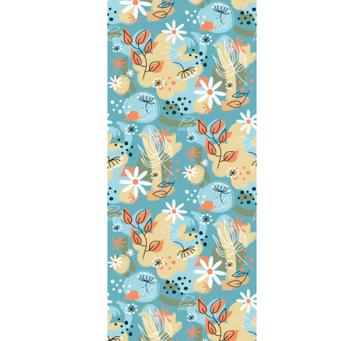 Papel pintado flores brisa floral - TenVinilo