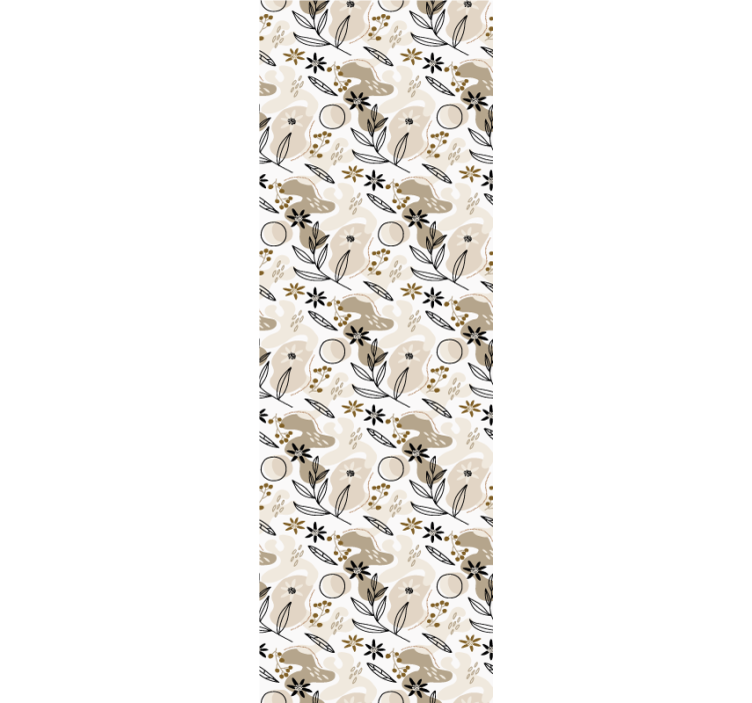 Papel mural animal patrón de fauna botánica - TenVinilo