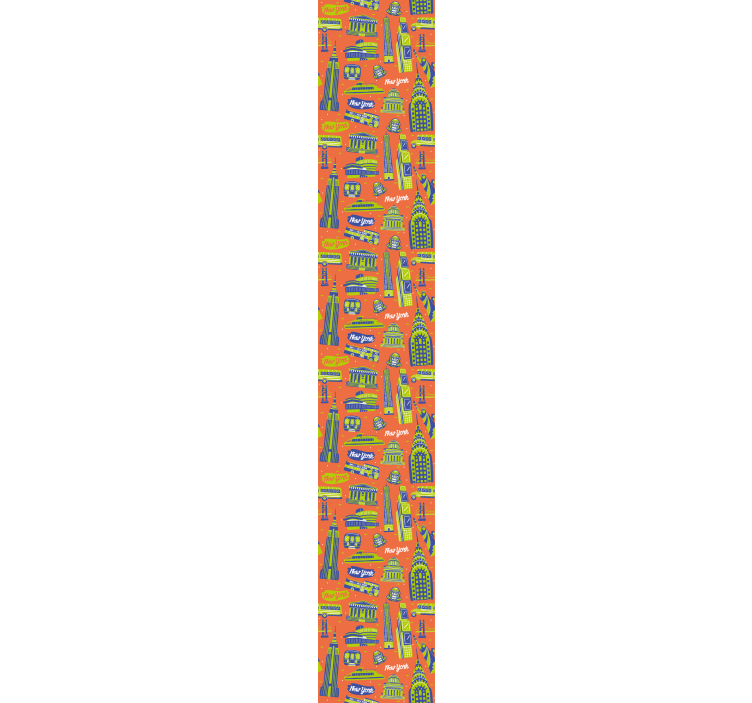 Papel mural New York puntos de referencia urbanos - TenVinilo