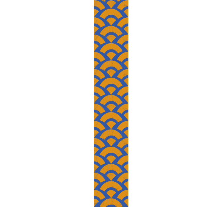 Papel mural geométrico patrón de arco geométrico - TenVinilo