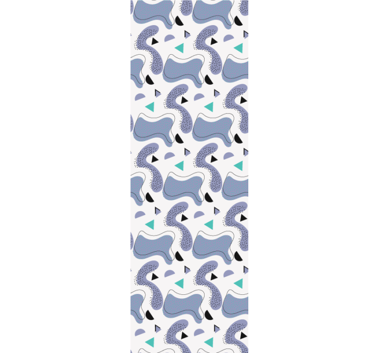 Papel mural abstracto conjunto de formas abstractas - TenVinilo