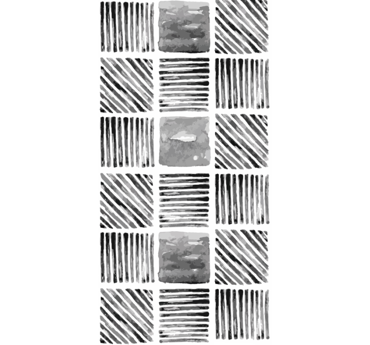 Papel mural geométrico bloques geométricos abstractos - TenVinilo