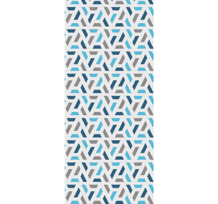 Papel mural geométrico patrones entrelazados abstractos - TenVinilo