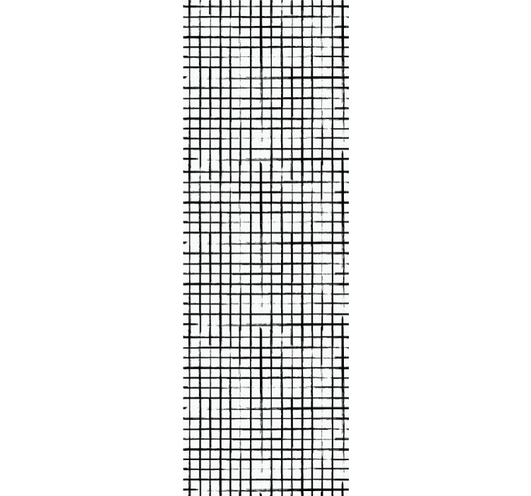 Papel pintado salón Tinta de cuadrícula de patrón moderno - TenVinilo