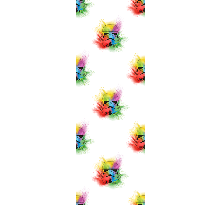 Papel mural arte ilustración colorida del escarabajo - TenVinilo