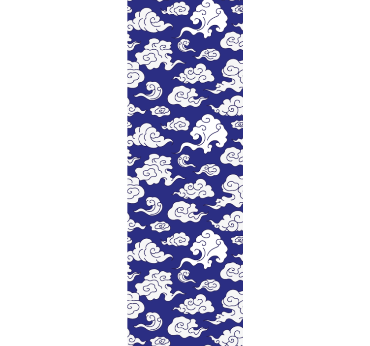 Papel mural New York patrón de motivo nublado - TenVinilo