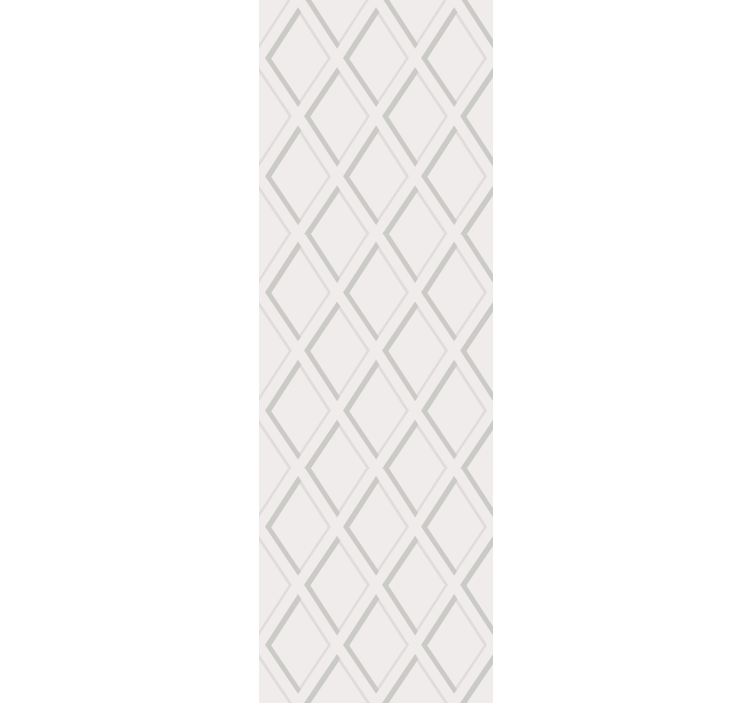 Papel pintado cuadros Patrón de rombo hamptons 3d - TenVinilo