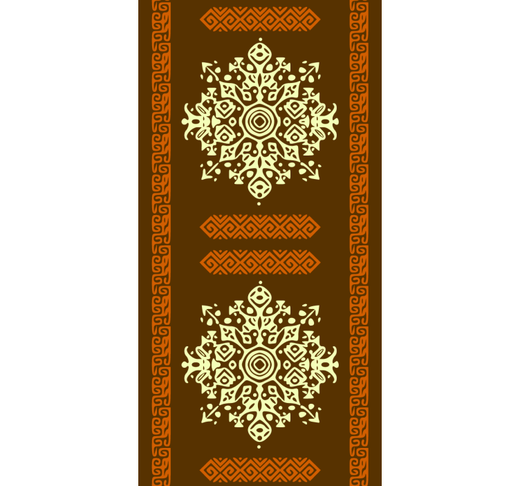 Papel pintado abstracto Abstracto de estilo africano - TenVinilo