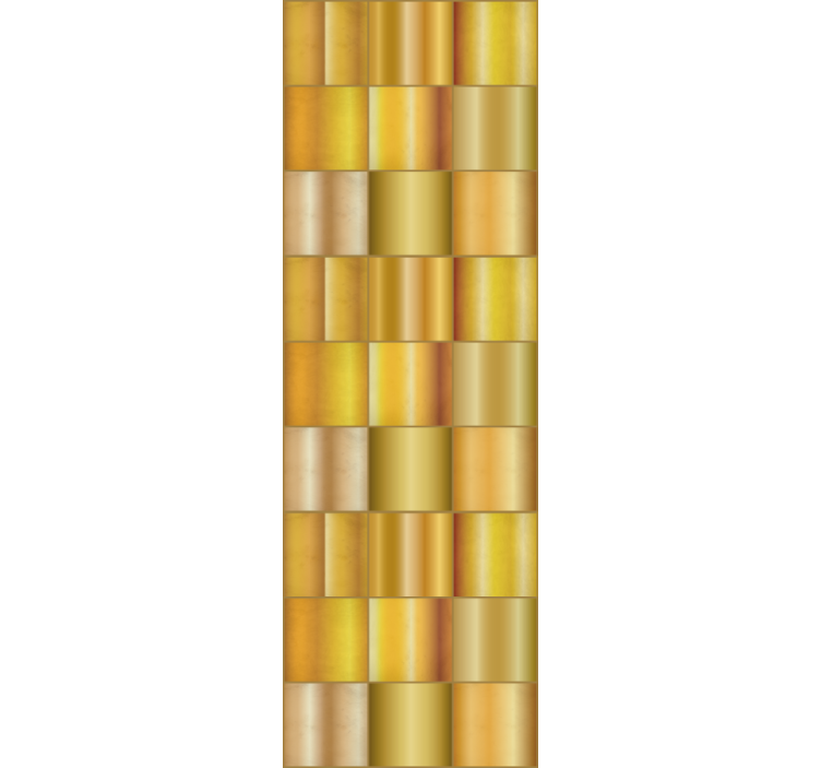 Papel mural texturas patrón geométrico dorado - TenVinilo