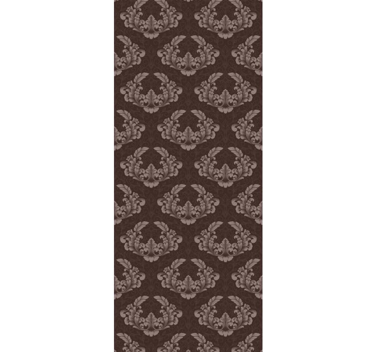 Papel mural barroco patrones florales clásicos - TenVinilo