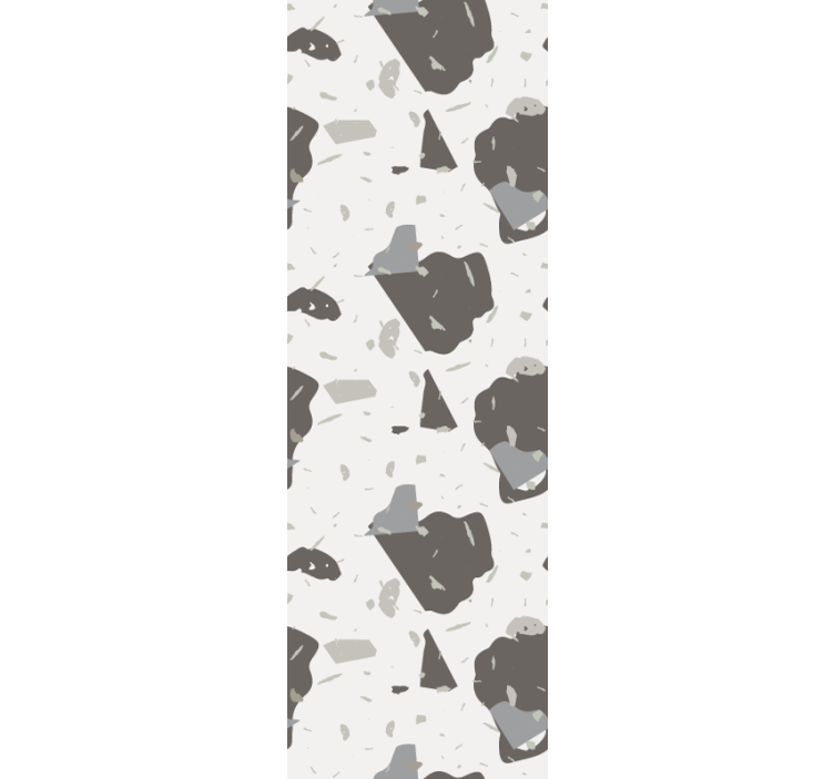 Papel mural texturas formas abstractas grises - TenVinilo