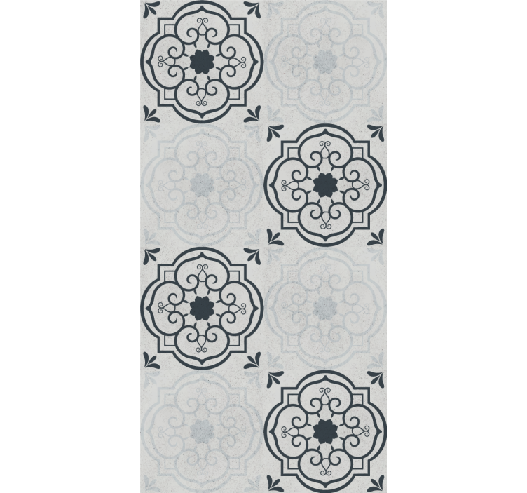 Papel pintado hormigón Teja de cemento decorativa - TenVinilo