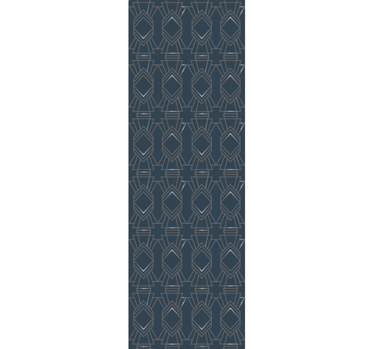 Papel mural clásico rombo art déco - TenVinilo