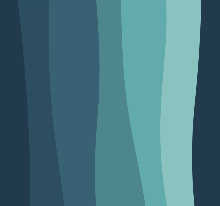 Papel mural 3D olas oceánicas curvadas - TenVinilo