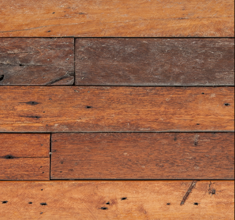 Papel mural dormitorio matrimonio acento de panel de madera - TenVinilo