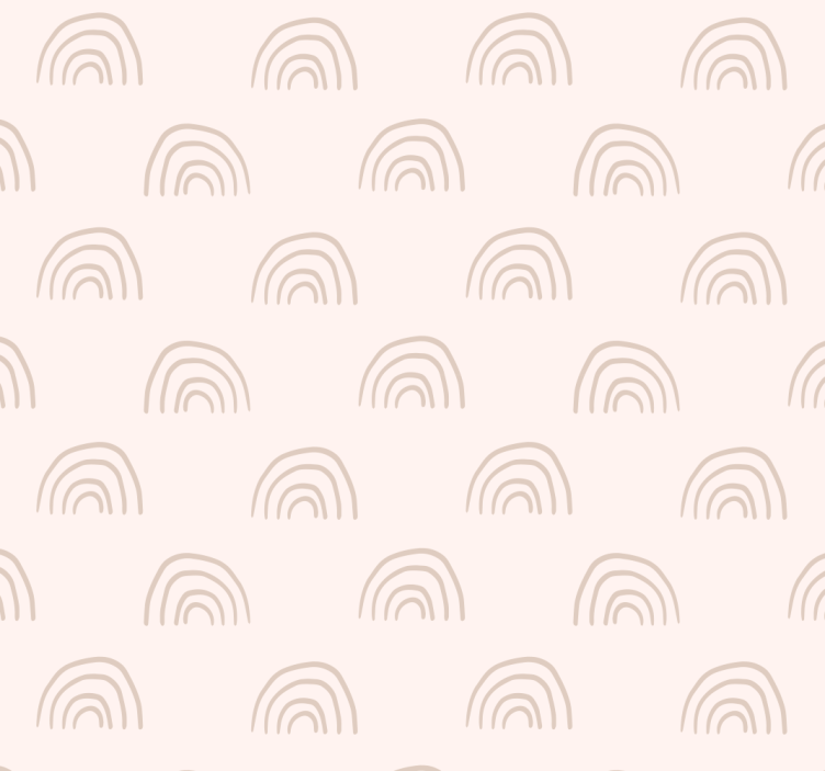 Papel mural bebé arcoiris minimalista - TenVinilo