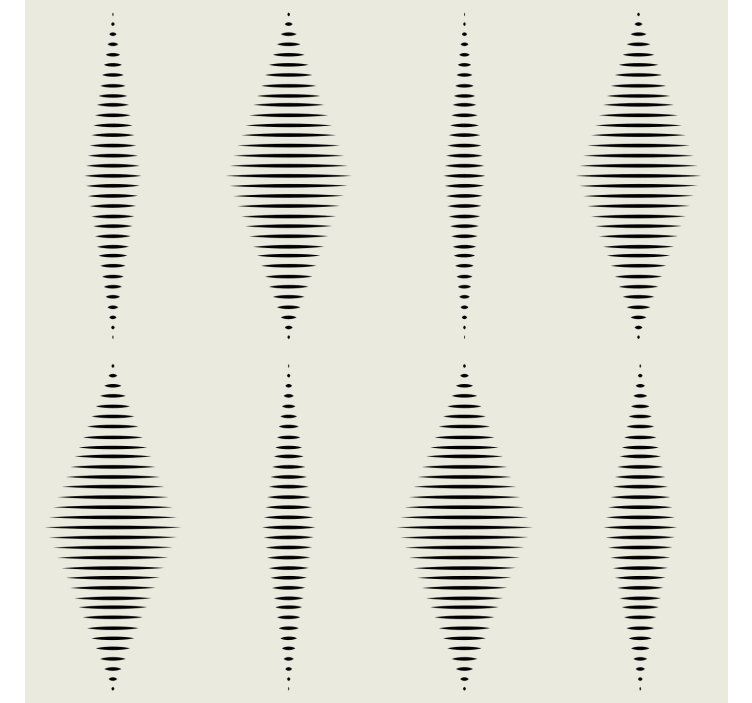 Papel mural geométrico rabaul ikat - TenVinilo