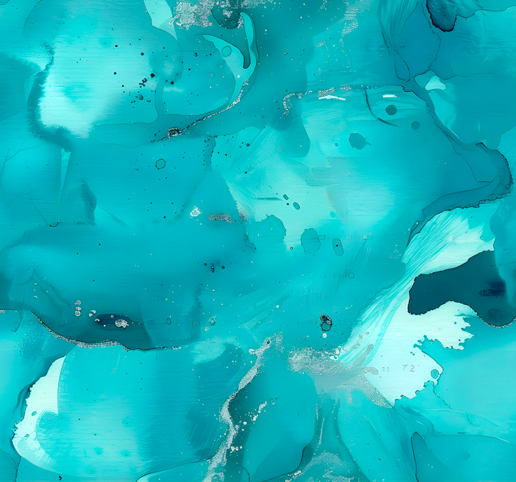 Papel mural abstracto olas azules - TenVinilo