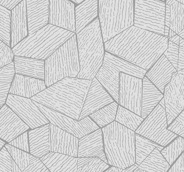 Papel mural gris efecto de tela africana - TenVinilo