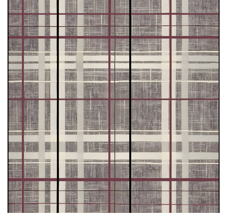 Papel mural cuadros patrón escocés efecto piedra - TenVinilo