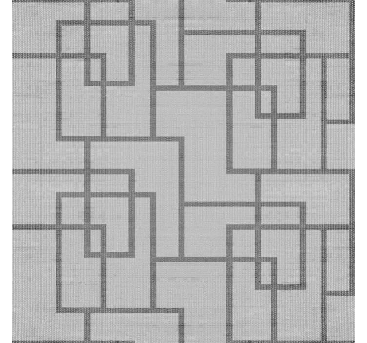 Papel mural moderno líneas geométricas grises - TenVinilo