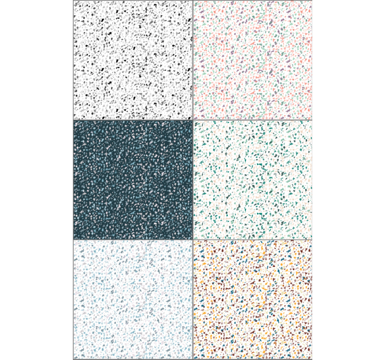 Papel mural living comedor efecto de patrón geométrico - TenVinilo