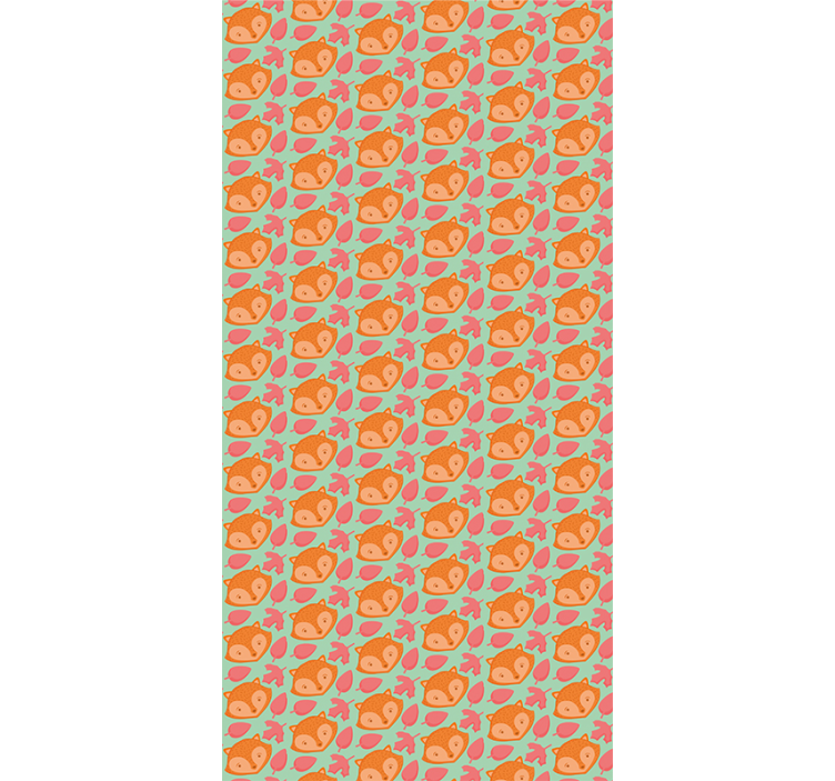 Papel mural animal patrón de pez juguetón - TenVinilo