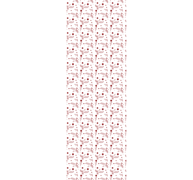 Papel mural animal pájaros y puntos - TenVinilo