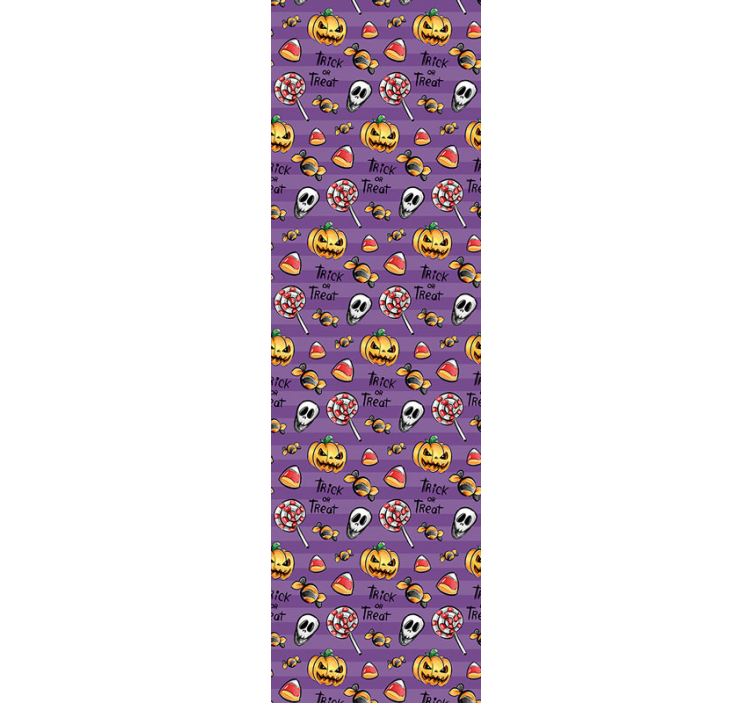 Papel mural Halloween tema de golosinas espeluznantes - TenVinilo