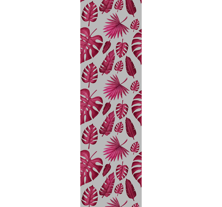 Papel mural hojas patrón de hojas tropicales - TenVinilo