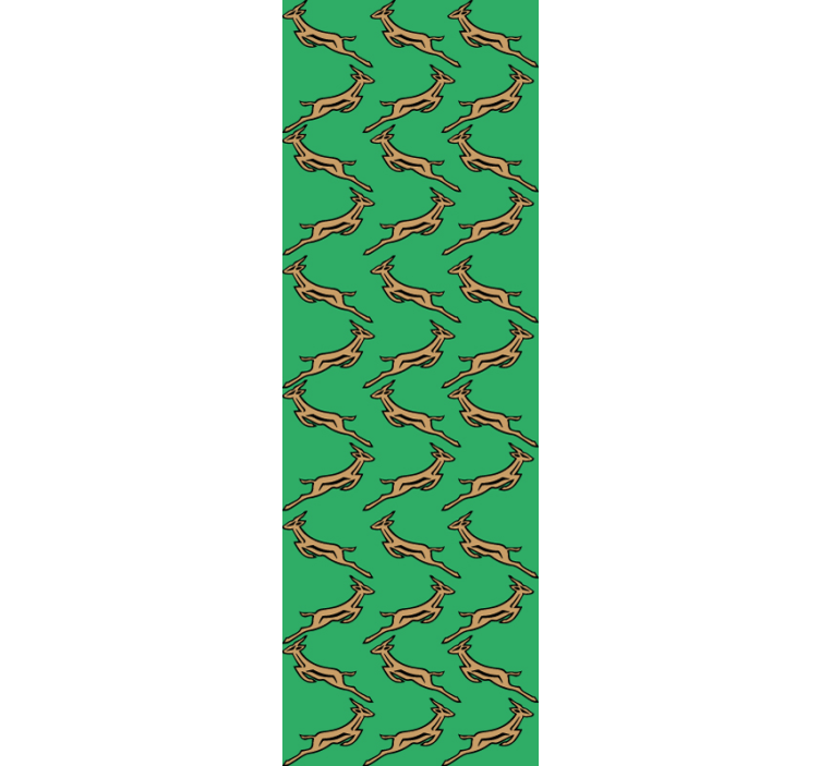 Papel mural animal gacelas corriendo - TenVinilo