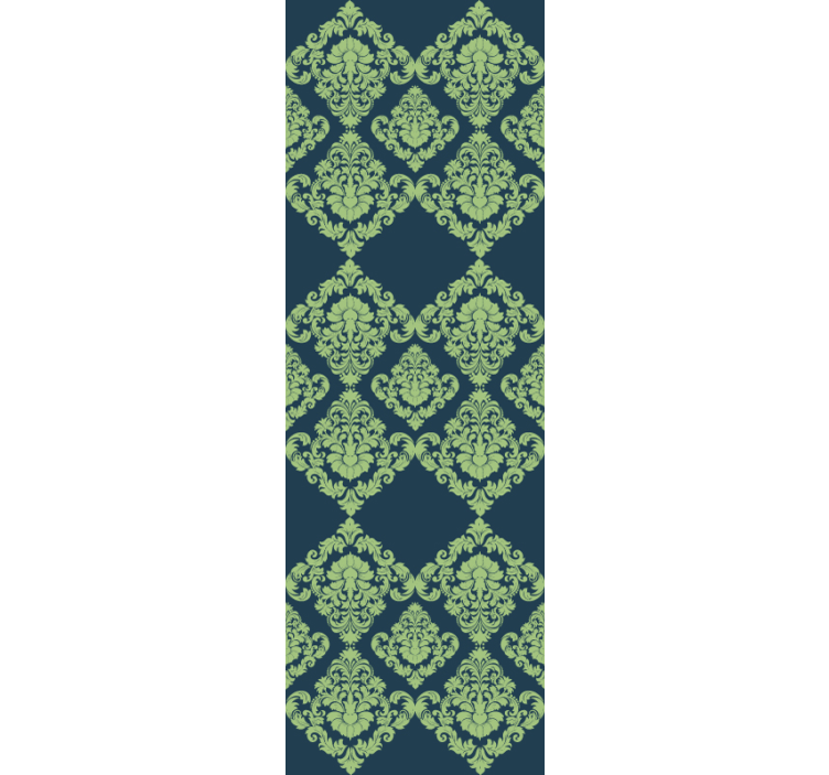 Papel mural barroco damasco ornamental - TenVinilo