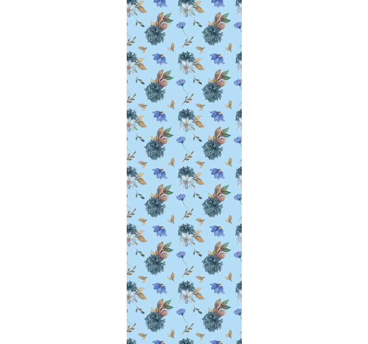 Papel pintado flores diseño con estampado floral - TenVinilo