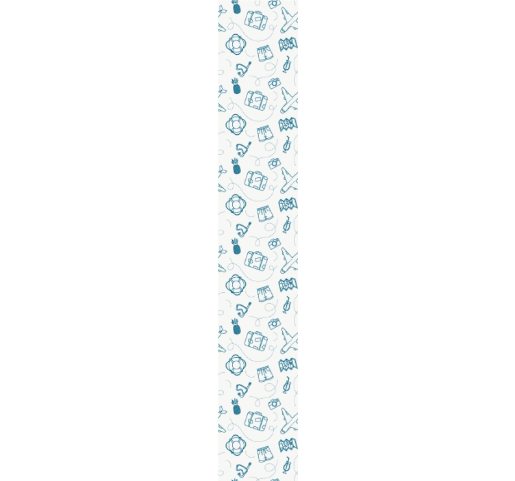 Papel pintado infantil de aviones azules - TenVinilo