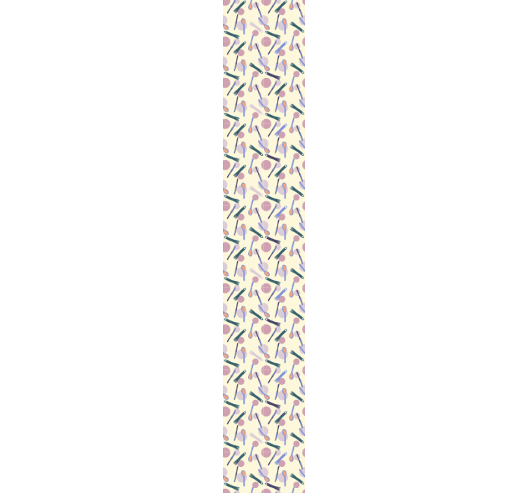 Papel mural ornamental motivo de utensilio elegante - TenVinilo