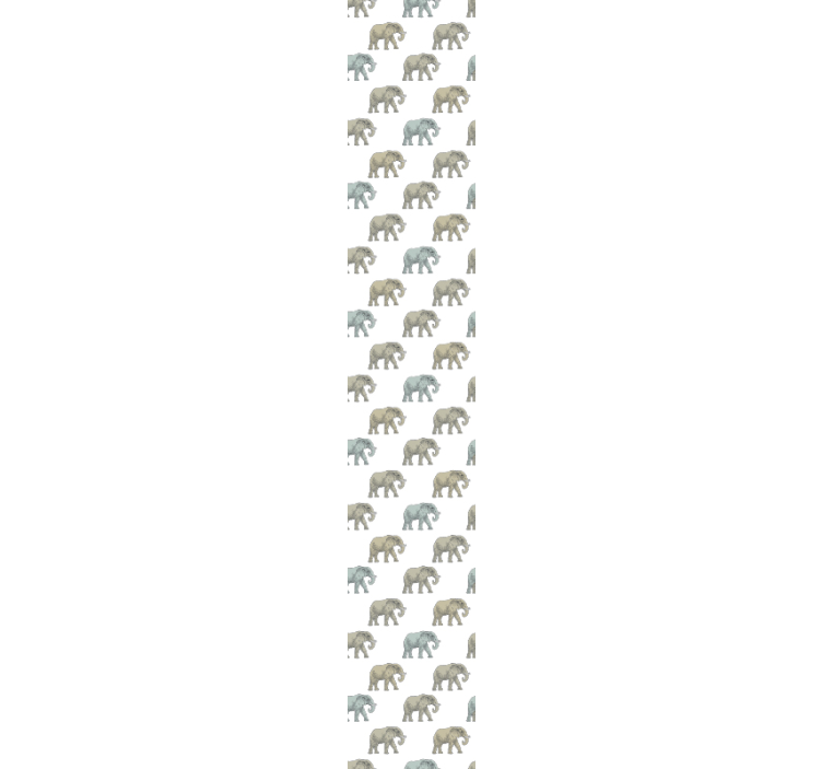 Papel mural elefantes desfile de elefantes - TenVinilo