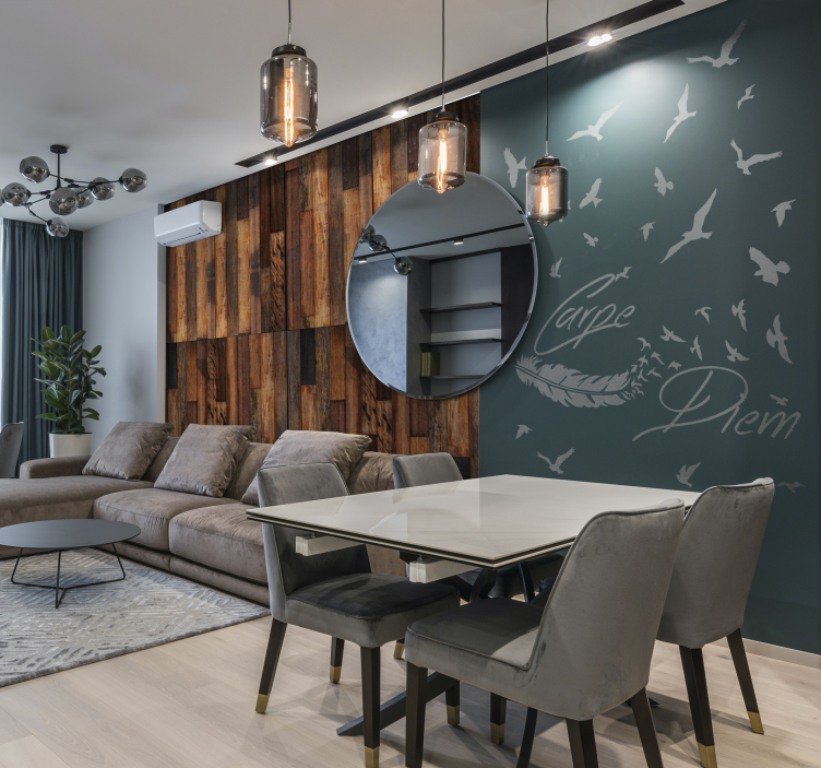 Papel mural madera papel pintado - calma natural - TenVinilo