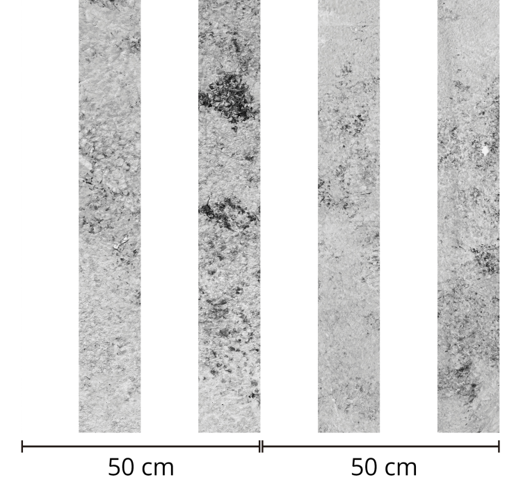 Papel pintado hormigón rayas verticales - TenVinilo
