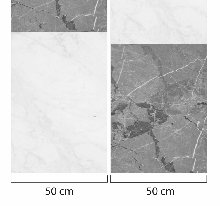 Papel mural mármol elegante veteado gris - TenVinilo