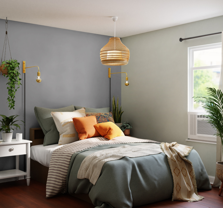 Papel de pared decorativo gris - TenVinilo