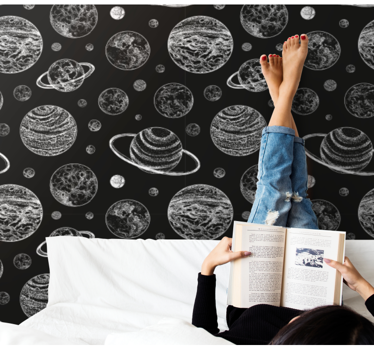 Papel mural estrellas exploración de los cuerpos celestes - TenVinilo